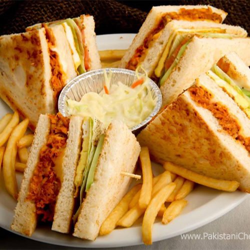 Club Sandwich Recipe by Rida Aftab