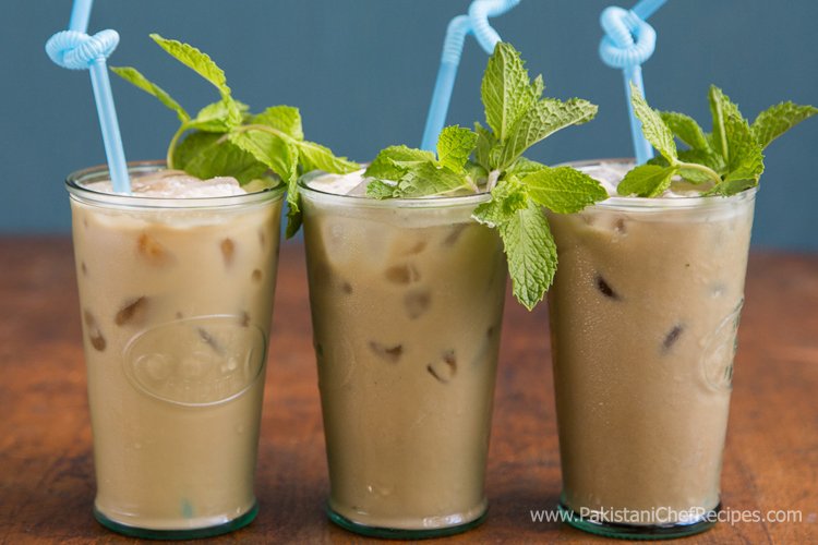 Iced Mint Coffee Recipe by Rida Aftab