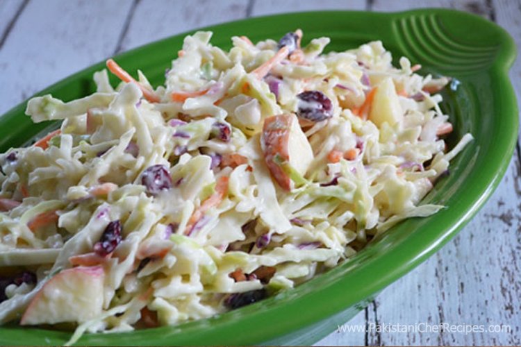 Coleslaw recipe by Rida Aftab