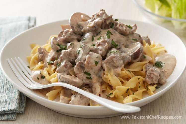 Beef with Pasta Recipe By Chef Zakir