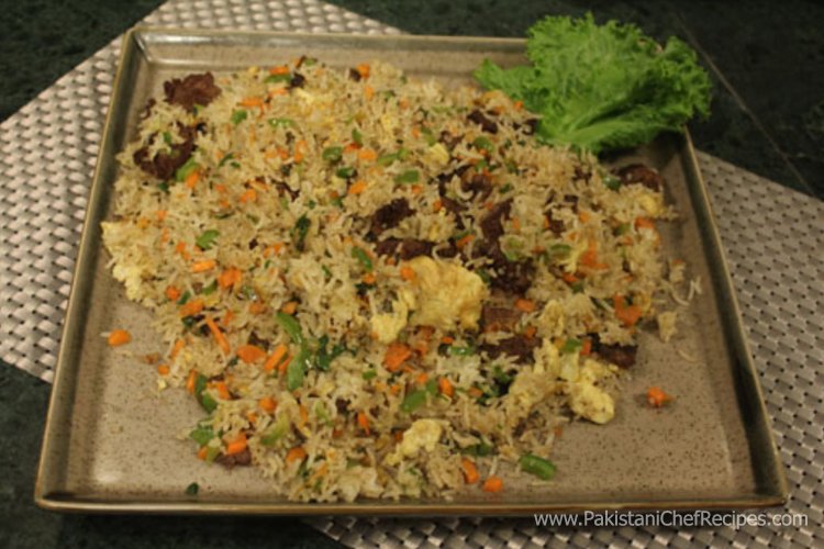 Beef With Fried Rice Recipe By Chef Zakir