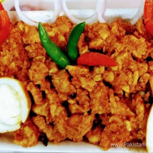 Tawa Chicken Bharta Recipe by Shireen Anwar