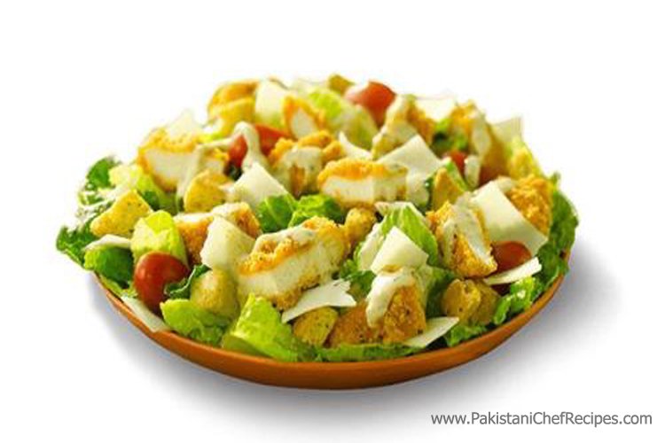 Spicy Ceaser Salad Recipe by Rida Aftab