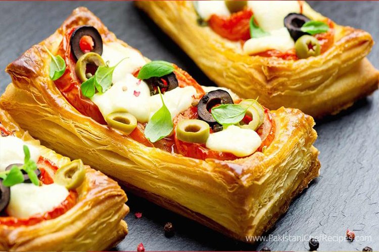 Pizzeta Square Recipe by Shireen Anwar