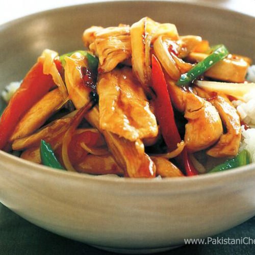 Vegetable Garlic Chicken Recipe by Chef Zakir