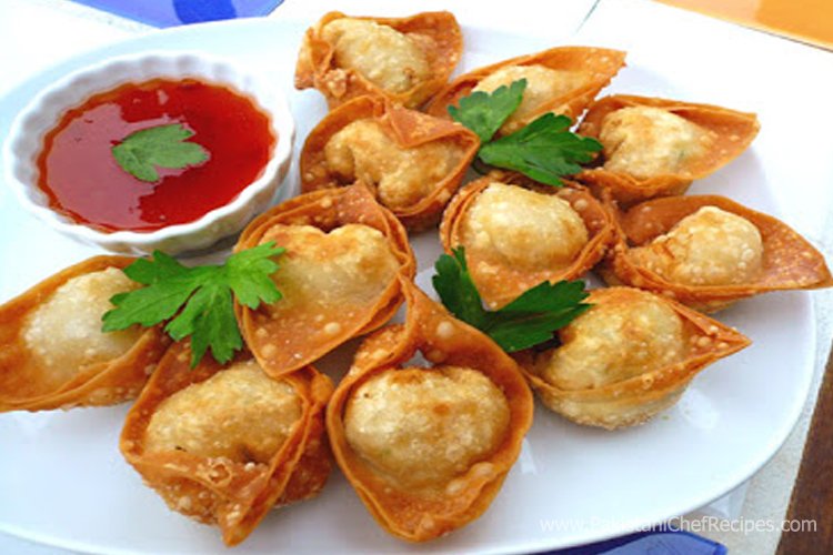 Fried Wonton Recipe by Shireen Anwar