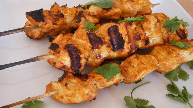 Grilled Stick Chicken Boti Recipe by Zubaida Tariq - Pakistani Chef Recipes