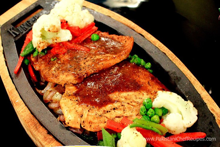 Sizzling Chicken Steak Recipe By Shireen Anwar