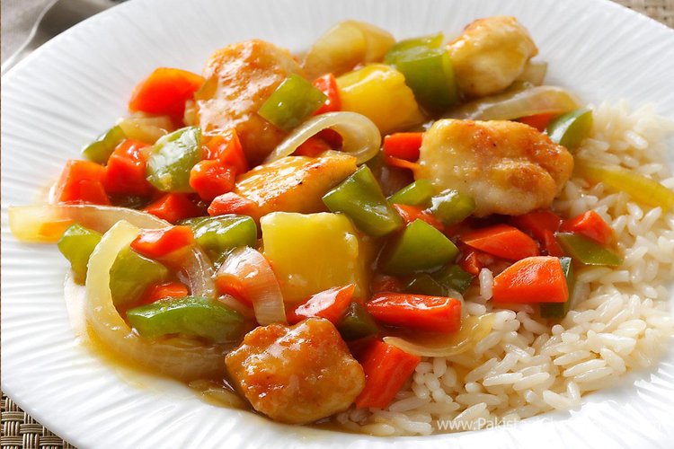 Chicken Pineapple Stir Fry Recipe by Zarnak Sidhwa