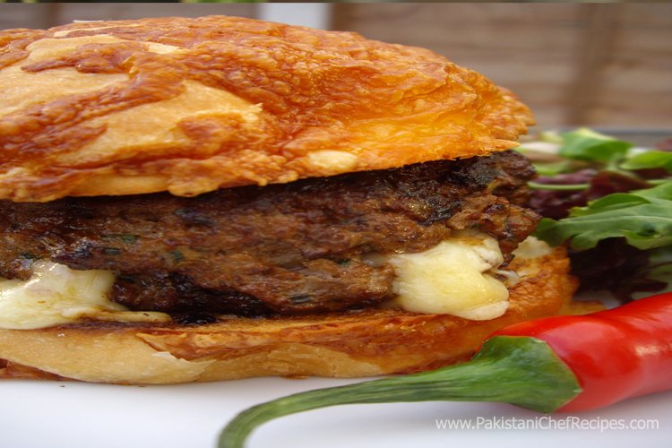 Molten Lava Burger Recipe By Rida Aftab