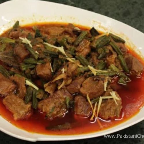 Bhindi Gosht Qorma Recipe By Chef Zakir