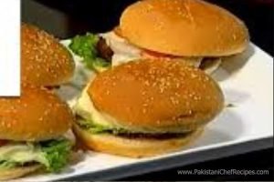 Beef Swiss Burger Recipe By Rida Aftab