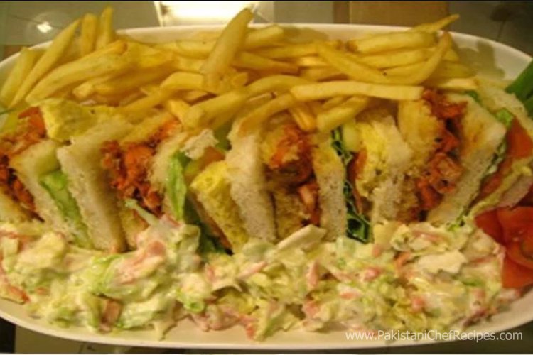 Tandoori Club Sandwich Recipe By Shireen Anwar