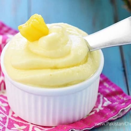 Pineapple Yogurt Dessert Recipe by Shireen Anwar