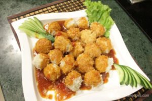 Chicken Rice Balls With Sauce Recipe By Chef Zakir