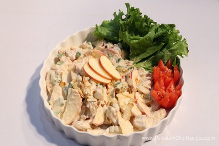 Chicken Apple Salad Recipe by Samina Jalil