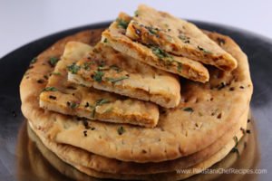 No Yeast Chili Cheese Naan Recipe by Chef Samina Jalil