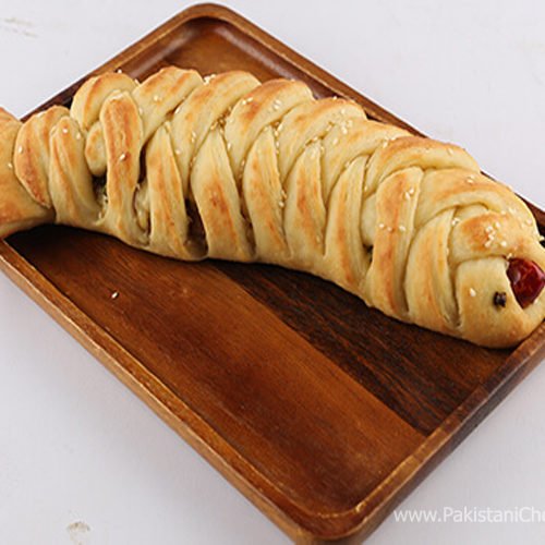 Pizza Chicken Bread Recipe by Chef Samina Jalil