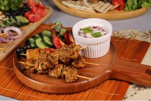 Smokey Chicken Shawarma Platter Recipe by Samina Jalil