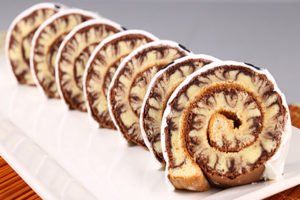 Zebra Swiss Roll Recipe by Shireen Anwar