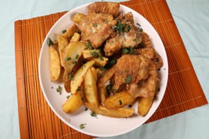 Crispy Fish & Chips Recipe by Rida Aftab
