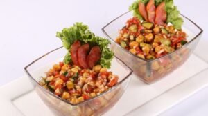 Chickpea Salsa Salad Recipe by Samina Jalil